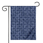 Shibori Floral Pattern Print House Flag