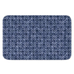 Shibori Floral Pattern Print Indoor Door Mat