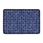 Shibori Floral Pattern Print Kitchen Mat