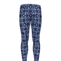 Shibori Floral Pattern Print Men's Leggings