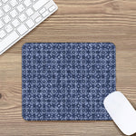 Shibori Floral Pattern Print Mouse Pad
