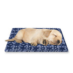 Shibori Floral Pattern Print Pet Cooling Mat Cover