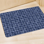 Shibori Floral Pattern Print Polyester Doormat