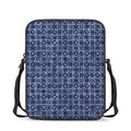 Shibori Floral Pattern Print Rectangular Crossbody Bag