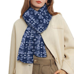 Shibori Floral Pattern Print Scarf