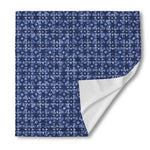Shibori Floral Pattern Print Silk Bandana