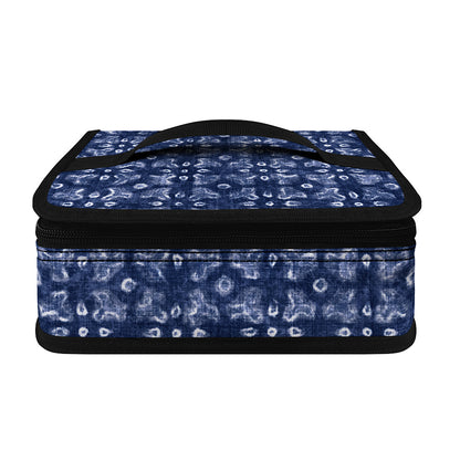Shibori Floral Pattern Print Small Lunch Bag