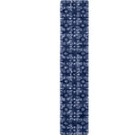 Shibori Floral Pattern Print Table Runner