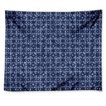Shibori Floral Pattern Print Tapestry