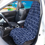 Shibori Floral Pattern Print Waterproof Car Seat Cover