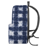 Shibori Grid Pattern Print Backpack