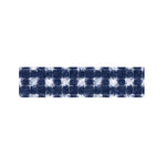 Shibori Grid Pattern Print Bed Runner