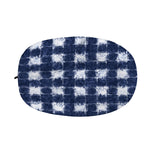 Shibori Grid Pattern Print Car Side Mirror Covers