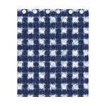 Shibori Grid Pattern Print Curtain