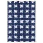 Shibori Grid Pattern Print Curtain