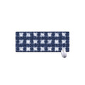 Shibori Grid Pattern Print Extended Mouse Pad