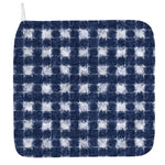 Shibori Grid Pattern Print Hand Towel
