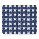 Shibori Grid Pattern Print Mouse Pad