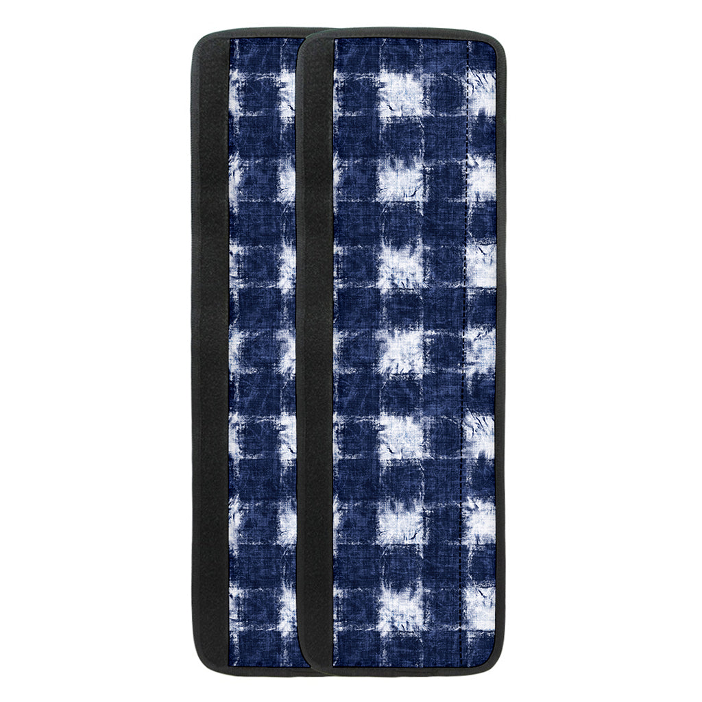 Shibori Grid Pattern Print Refrigerator Handle Covers
