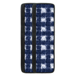 Shibori Grid Pattern Print Refrigerator Handle Covers
