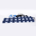 Shibori Grid Pattern Print Sports Towel