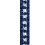 Shibori Grid Pattern Print Table Runner