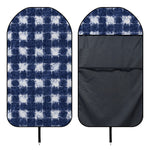 Shibori Grid Pattern Print Waterproof Car Seat Cover