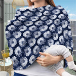 Shibori Motif Pattern Print Baby Seat Cover