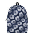 Shibori Motif Pattern Print School Backpack
