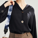 Shibori Motif Pattern Print Bag Strap