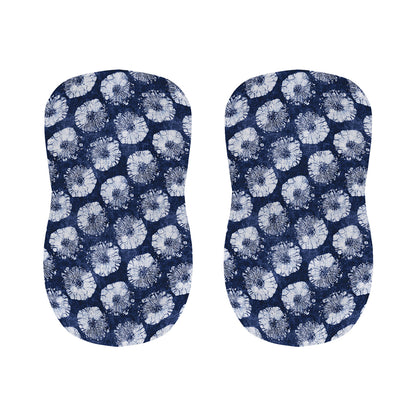 Shibori Motif Pattern Print Bar Stool Covers