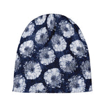 Shibori Motif Pattern Print Beanie