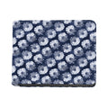 Shibori Motif Pattern Print Bifold Wallet