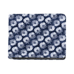 Shibori Motif Pattern Print Bifold Wallet