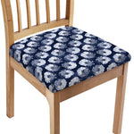 Shibori Motif Pattern Print Chair Cushion Cover