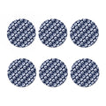 Shibori Motif Pattern Print Coaster Set