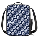 Shibori Motif Pattern Print Crossbody Lunch Bag