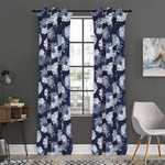 Shibori Motif Pattern Print Curtain