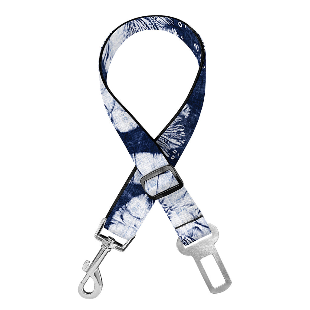 Shibori Motif Pattern Print Dog Seat Belt