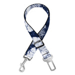 Shibori Motif Pattern Print Dog Seat Belt