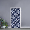 Shibori Motif Pattern Print Door Sticker