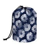 Shibori Motif Pattern Print Drawstring Makeup Bag