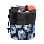 Shibori Motif Pattern Print Drawstring Makeup Bag