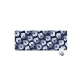 Shibori Motif Pattern Print Extended Mouse Pad