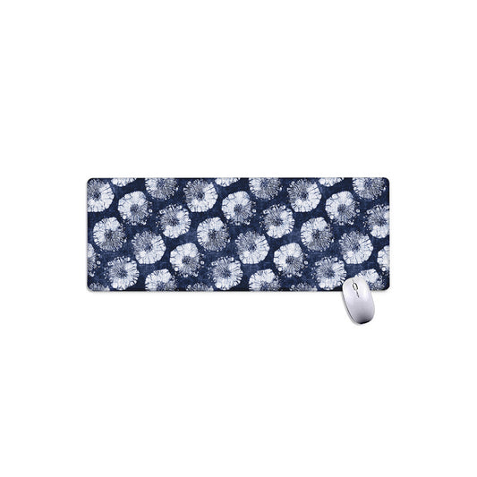 Shibori Motif Pattern Print Extended Mouse Pad
