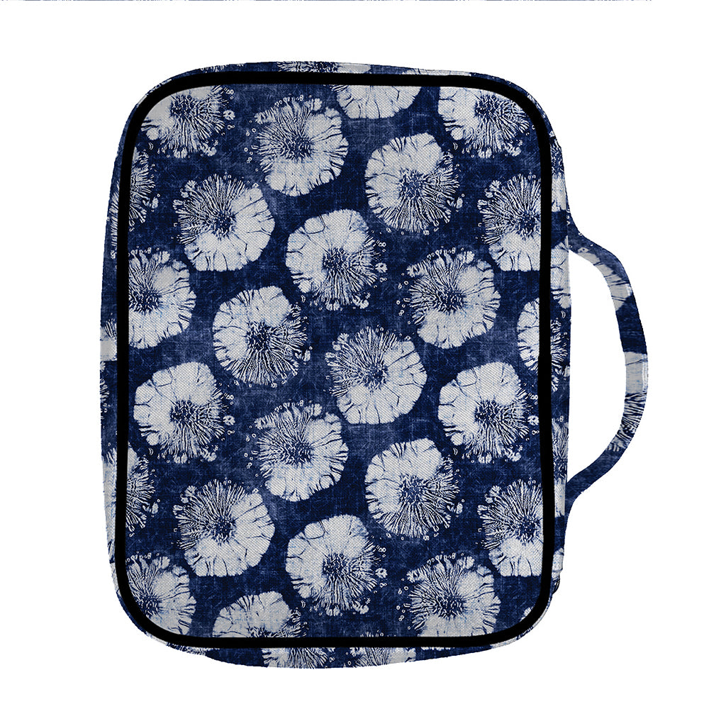 Shibori Motif Pattern Print Front Pocket Bible Bag