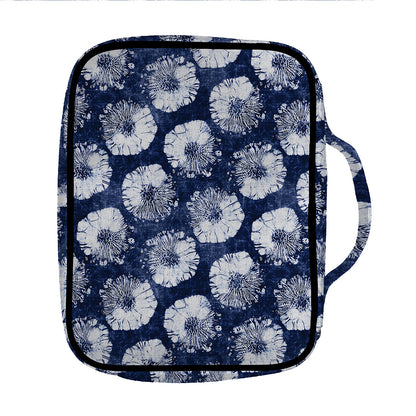 Shibori Motif Pattern Print Front Pocket Bible Bag