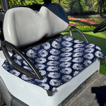 Shibori Motif Pattern Print Golf Cart Seat Cover