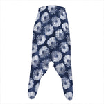Shibori Motif Pattern Print Hammer Pants