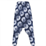 Shibori Motif Pattern Print Hammer Pants